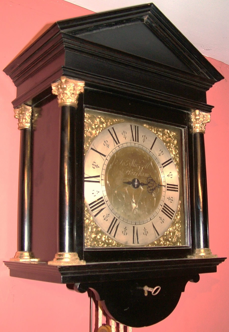 Antique Clocks, Hooded Shelf Clock