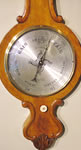 Mid Victorian honey oak Mercury Barometer