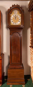 Locally made oak 8 Day Longcase Clock