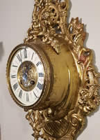 Ormolu 8 Day striking Cartell Clock
