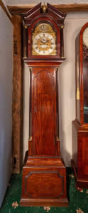 Superb Georgian Mahogany Longcase Clock
