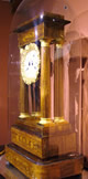 19th Century French Rosewood & Marquetry Portico Clock