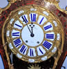 An impressive Louis XV style, gilt brass mounted Boulle Bracket Clock