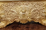 French gilt bronze & patinated bronze Mantle Clock
