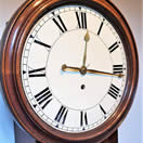 19th century Norwich Style weight driven 8 day Drop Dial Clock