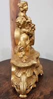 Mid 19th century gilded French Striking Bracket Clock