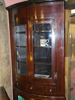 Regency period full height corner cabinet